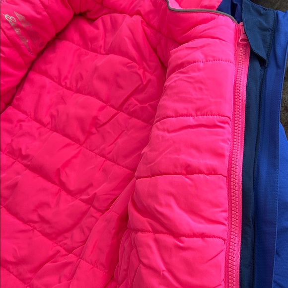 Eddie Bauer Snow Jacket 3 in 1 Insulated Hooded Blue and Pink Jacket NEW W/TAGS - Picture 3 of 6